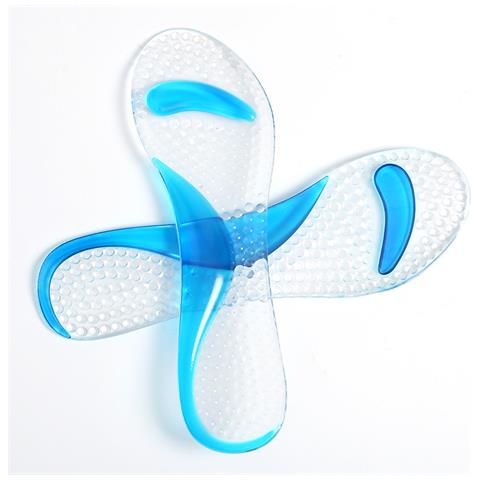 1 Paio Di Inserti Antiscivolo Per Tacco Alto - Cuscinetti In Gel Per Arco Da Donna Transparent - Foto 2