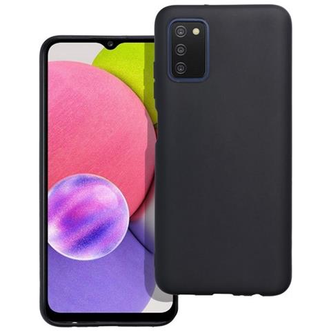 Custodia Tpu Silicone Cover Case Per Samsung Galaxy A03s A037 Black - Foto 1