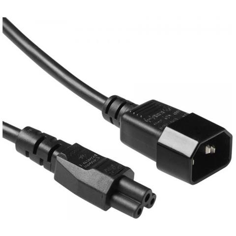 Ak5252 Cavo Di Alimentazione Nero 0,25 M Iec C14 Iec C5 - Foto 1