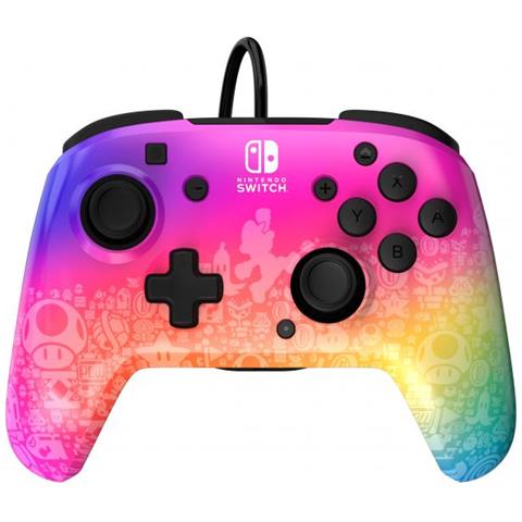 Pdp Controller Con Cavo Rematch: Star Spectrum Per Nintendo Switch, Nintendo Switch - Modello Oled - Foto 1