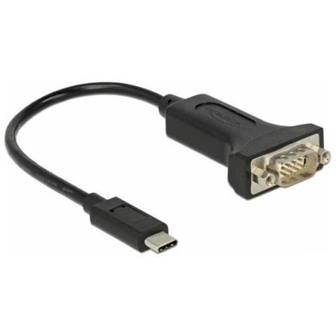 Adattatore Usb Type-cã¢â€žâ¢ > 1 X Seriale Db9 Rs-232 15 Cm Nero - Foto 1