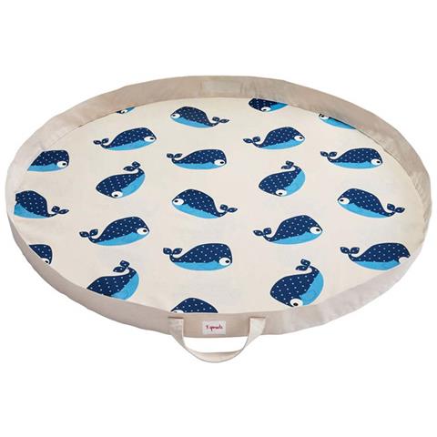Tappeto Gioco / Borsa Giocattolo Balena Blu - Foto 1