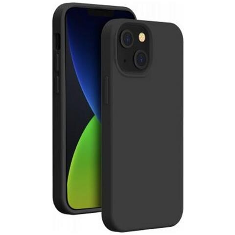 Cover Morbida In Silicone Per Iphone 14 Plus, Nero - Foto 1
