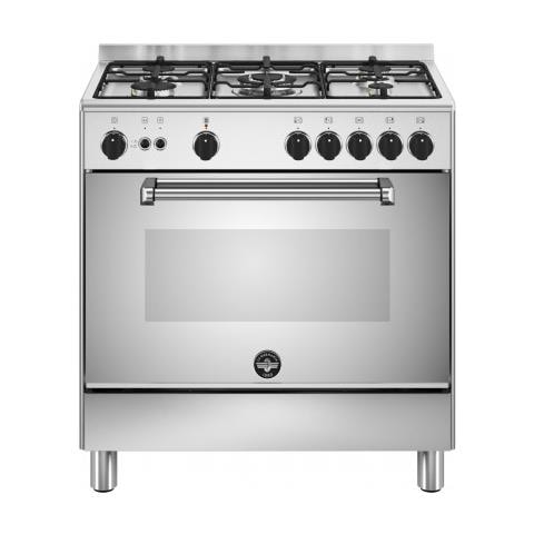 Cucina Elettrico Gascm. 80 x 50 - inox 1 forno a gas + 5 fuochi a gas Colore Acciaio inox Classe A - Foto 1