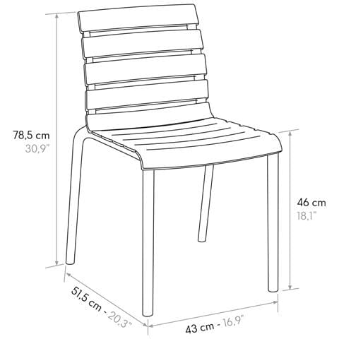 Algorand - Sedia Di Design Moderno In Polipropilene - Foto 5