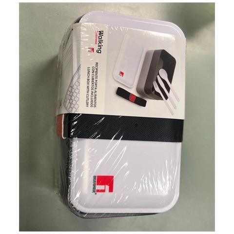 Contenitore Ermetico Con Posate Colore Grigio 18,5 X 10,5 X 10 Cm - Foto 2