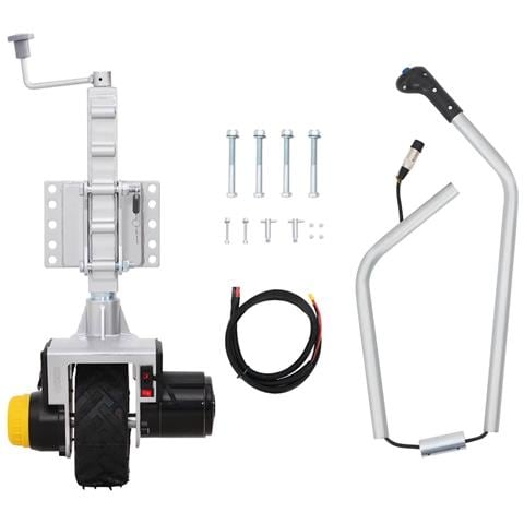 Ruota per Cric per Rimorchio 12 V 550 W in Alluminio - Foto 9