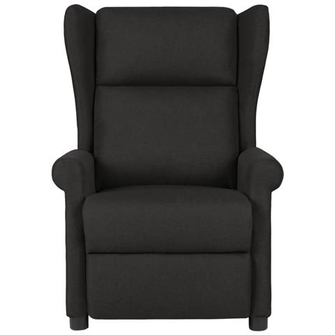 Poltrona Reclinabile In Tessuto Nero - Foto 2