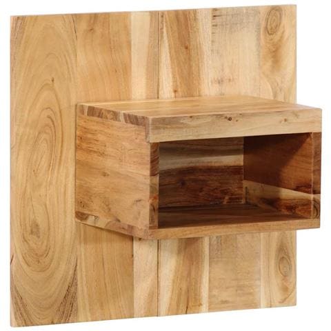 Comodino 50x27x50 Cm In Legno Massello Di Acacia - Foto 1