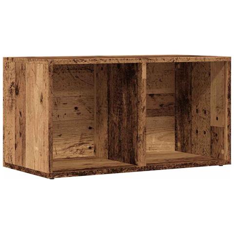 Scatola Portaoggetti Legno Antico Legno Multistrato - Foto 2