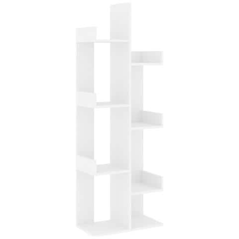 Lusso Casadino - Libreria Bianca 48x25,5x140 Cm In Truciolato - Foto 1