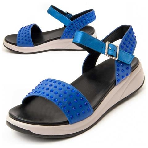 Montevita Sandalo Platform Craig4 Blu . - Foto 1