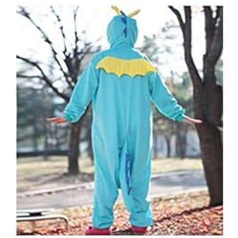 Pigiama Kigurumi Uomo Drago Blu Taglia M - Comfort E Stile Per Cosplay E Relax - Foto 4
