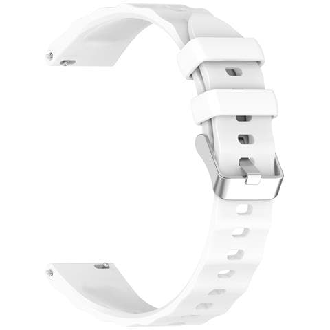 Cinturino In Silicone Da 18 Mm Compatibile Con Huawei Watch Gt6 (barra A Molla) White - Foto 1