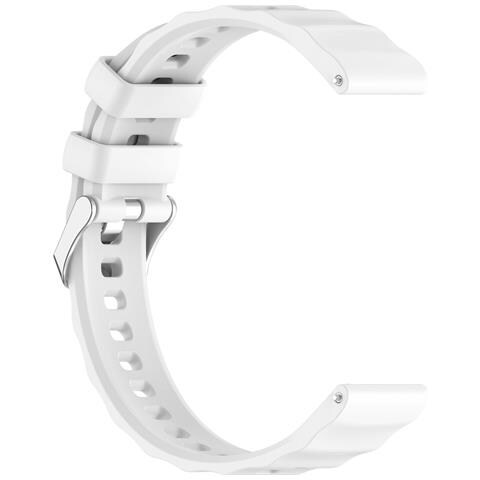 Cinturino In Silicone Da 18 Mm Compatibile Con Huawei Watch Gt6 (barra A Molla) White - Foto 2