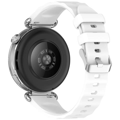 Cinturino In Silicone Da 18 Mm Compatibile Con Huawei Watch Gt6 (barra A Molla) White - Foto 4