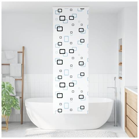 Tenda a Rullo per Doccia Cassonetto 60x240 cm Larghezza Tessuto - Foto 2
