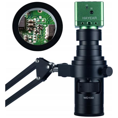 Braccio Micrometrico Regolabile M42 - Compatibile Con Odm-100x 100x Planets Pro | Alluminio Di Alta Qualità | Ispezione Pcb E Saldatura - Foto 2