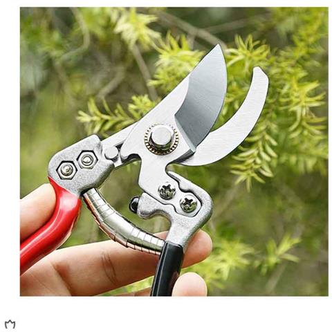 Forbici Da Potatura Da Giardino In Acciaio Al Carbonio Ad Alta Resistenza - Rosso E Nero, Confezionate - Foto 5