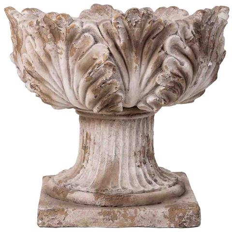 Fioriera Decorativa Color Pietra, 40x40x36h Cm - Foto 2