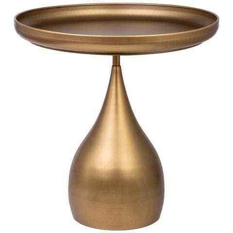 Tavolino In Metallo 51x51x53,5h Cm Oro - Foto 1