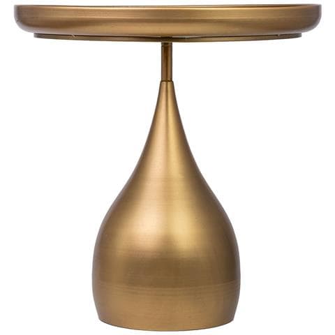 Tavolino In Metallo 51x51x53,5h Cm Oro - Foto 2