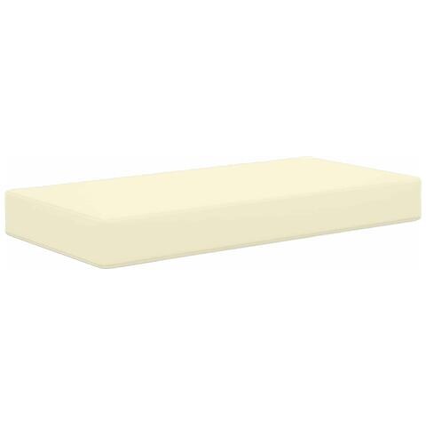 Cuscino da Sedia Esterno Crema 80 x 40 x 8 cm 100% Poliestere - Foto 1