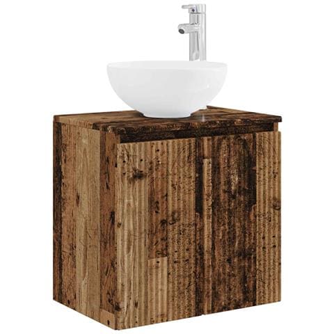 Mobile Lavabo da Parete Legno antico 49,5 x 41 x 64,5 cm - Foto 1