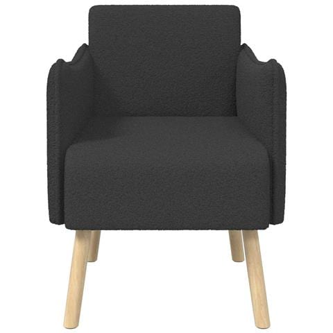 Sedia d'accento Grigio Scuro Bouclé - Foto 2
