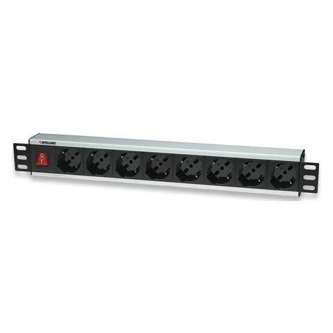 I-CASE STRIP-18A3 - Multipresa per rack 19'' 8 posti con interruttore Cavo 3m - Foto 1