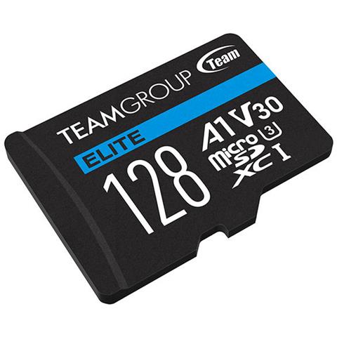 Flash Card Micro-sd 128gb-xc Team Elite A1 V30 - Micro Sd (teausdx128giv30a103)  - Foto 1