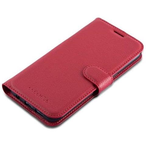 Custodia Compatibile Con Samsung Galaxy S7 Edge In Rosso Carminio - Coperchio Protettiva Con Chiusura Magnetica, Funzione Stand E Tasca Per Le Carte - Foto 5