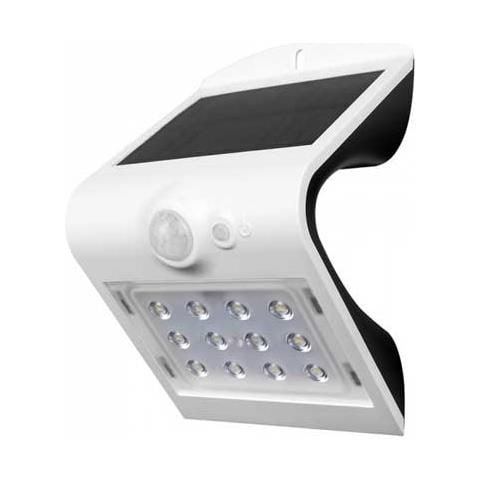 V-tac Vt-767-2 Lampada Led 1,5w Pannello Solare Esterno Ip65 + Sensore Pir Colore Bianco - Sku 8276 - Foto 1