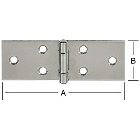 Vormann, Tavolo Band Larghezza In Acciaio Inox Opaco 120 x 33 x 1.2 mm, 48546 - Foto 1