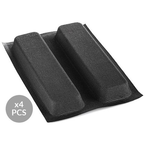 Air Plus 02 - Set 2 Pz Stampo In Silicone N. 2 Plum Cake 270x70 H 30 - Foto 2