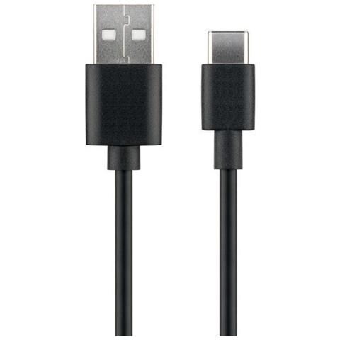 Usb3.1cchar3b Cavo Usb 3 M Usb 2.0 Usb A Usb C Nero (usb-c To Usb2.0 A Cable, 3m - Black, For Synching And - Foto 2