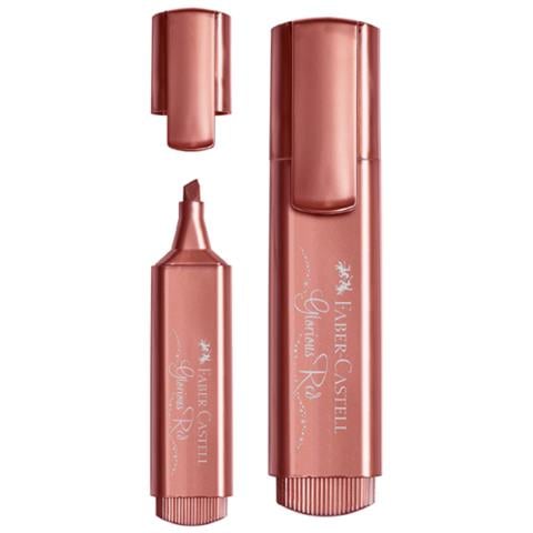 Faber Castell Evidenziatore Tex Metallic Red 10 Pezzi Per Confezione - Foto 1