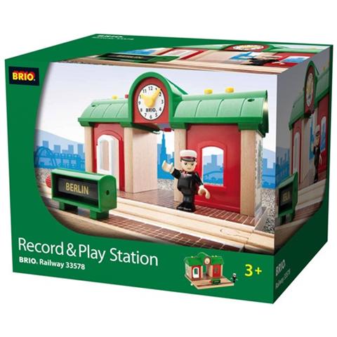 Record & Play station, Scenery, , Batteria, Nero, Verde, Rosso, Legno, AA - Foto 1