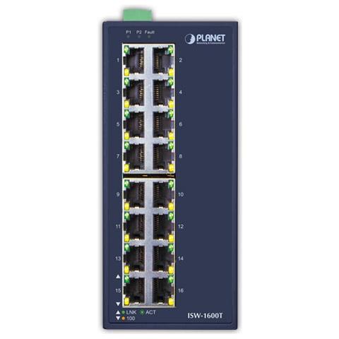 ISW-1600T switch di rete Non gestito Fast Ethernet (10/100) Blu - Foto 2