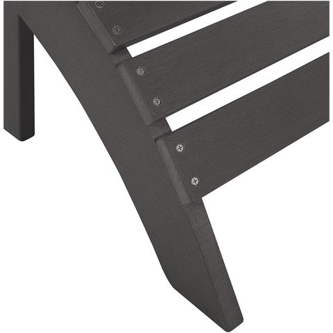 Poggiapiedi Da Giardino Grigio Scuro Per Sedia Adirondack - Foto 2