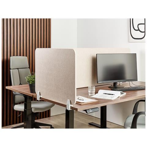 Pannello Divisorio Per Scrivania Beige 72 X 50 Cm Split - Foto 1
