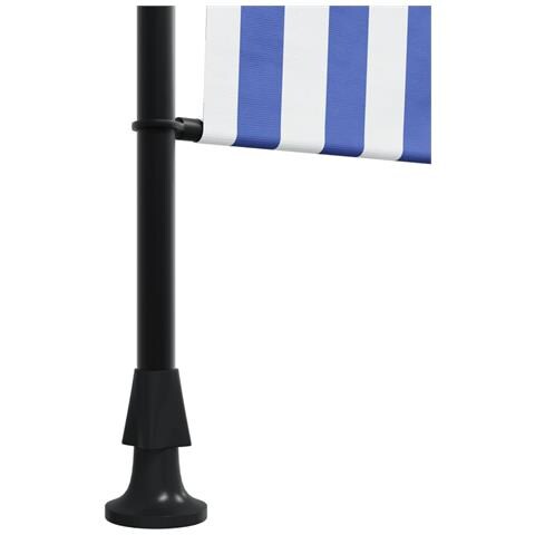 Tenda A Rullo Esterno Blu E Bianca 150x270cm Tessuto E Acciaio - Foto 9