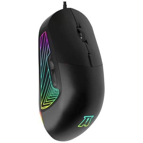 Mouse Gamer Cablato Otaku M02 7200dpi Rgb 6 Tasti Con Sensore Ottico, Nero - Foto 2