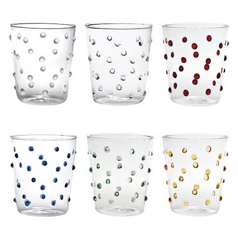 Bicchiere Party Tumbler 45 Cl Set Multicolore 6 Pezzi In Vetro - Foto 1