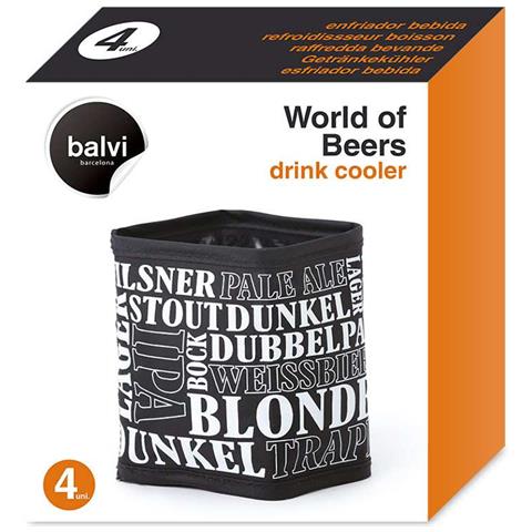Drink Cooler World Of Beers - Set 4pcs. - Foto 3