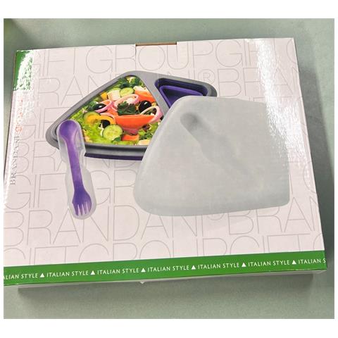 Porta Pranzo Lunch Box Salvaspaziolilla In Pvc E Silicone - Foto 2