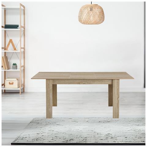 Tavolo Allungabile Tony Colore Rovere 140x90x78 Cm. - Foto 1