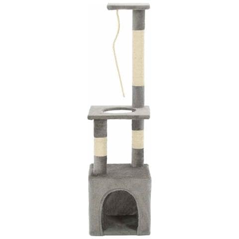 Lusso Casadino - Albero Per Gatti Con Tiragraffi In Sisal 109 Cm Grigio - Foto 1