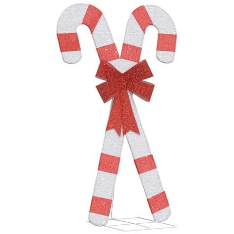 Decorazione Natalizia Bastoncino di zucchero 50LED Bianco Caldo - Foto 1