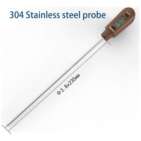 Spatola Termometro Digitale Per Alimenti Per Cucinare E Cuocere Brown - Foto 5